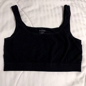 “Yummie” brand stretchy cotton bra top